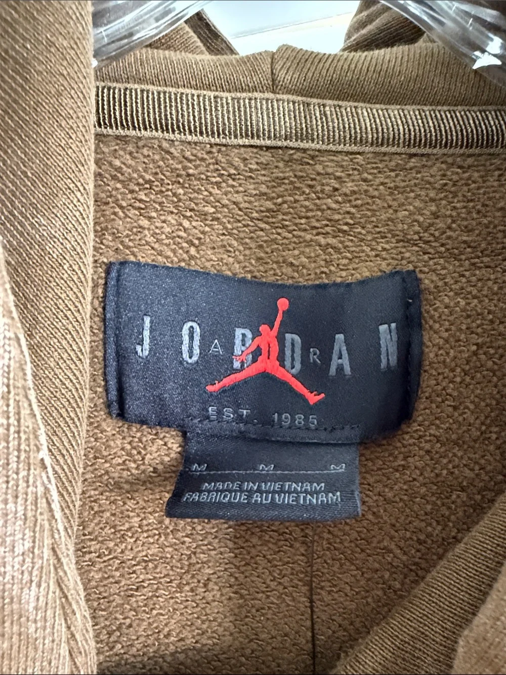 Jordan Brown Mineral Wash Pullover Hoodie